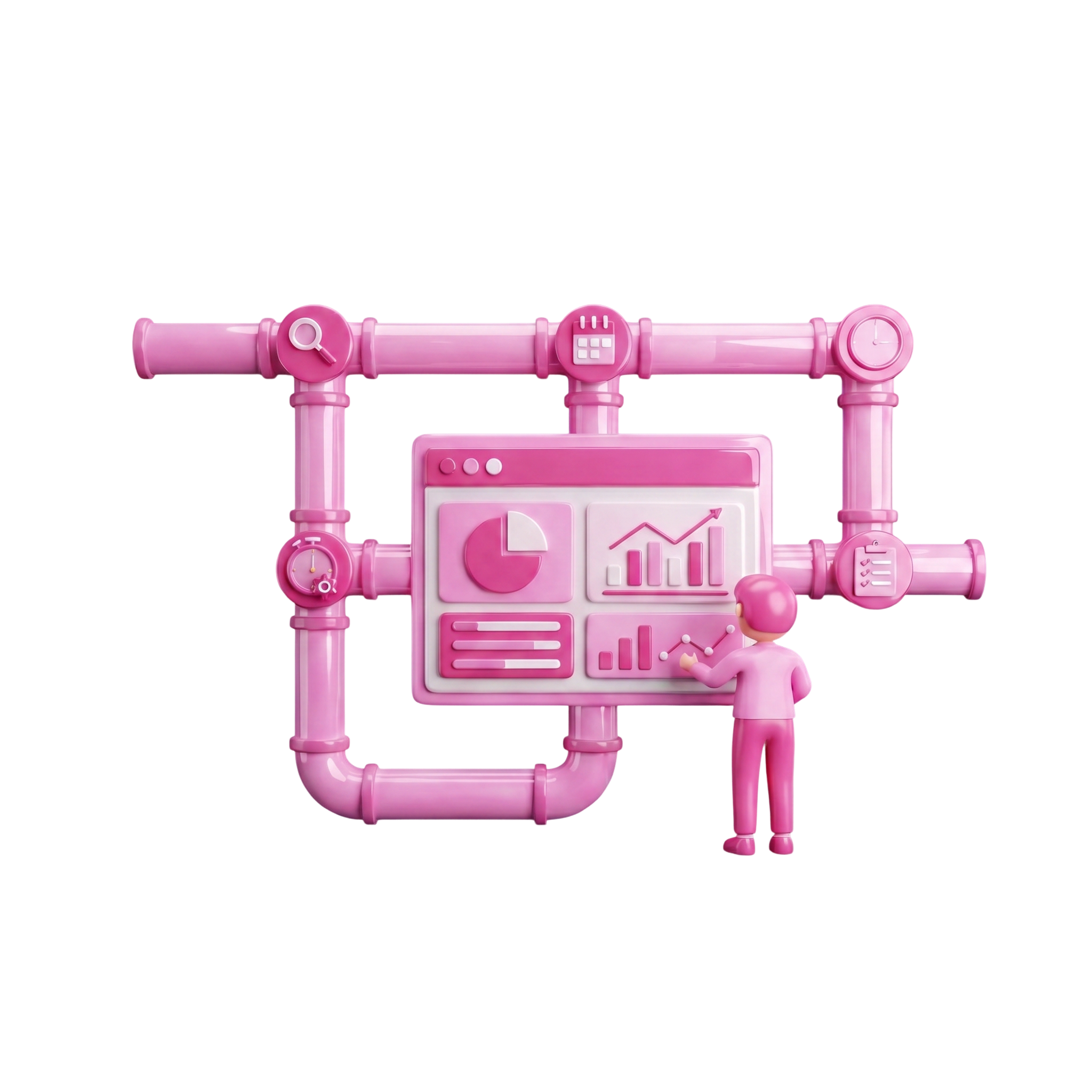 One view CRM dashboard visual